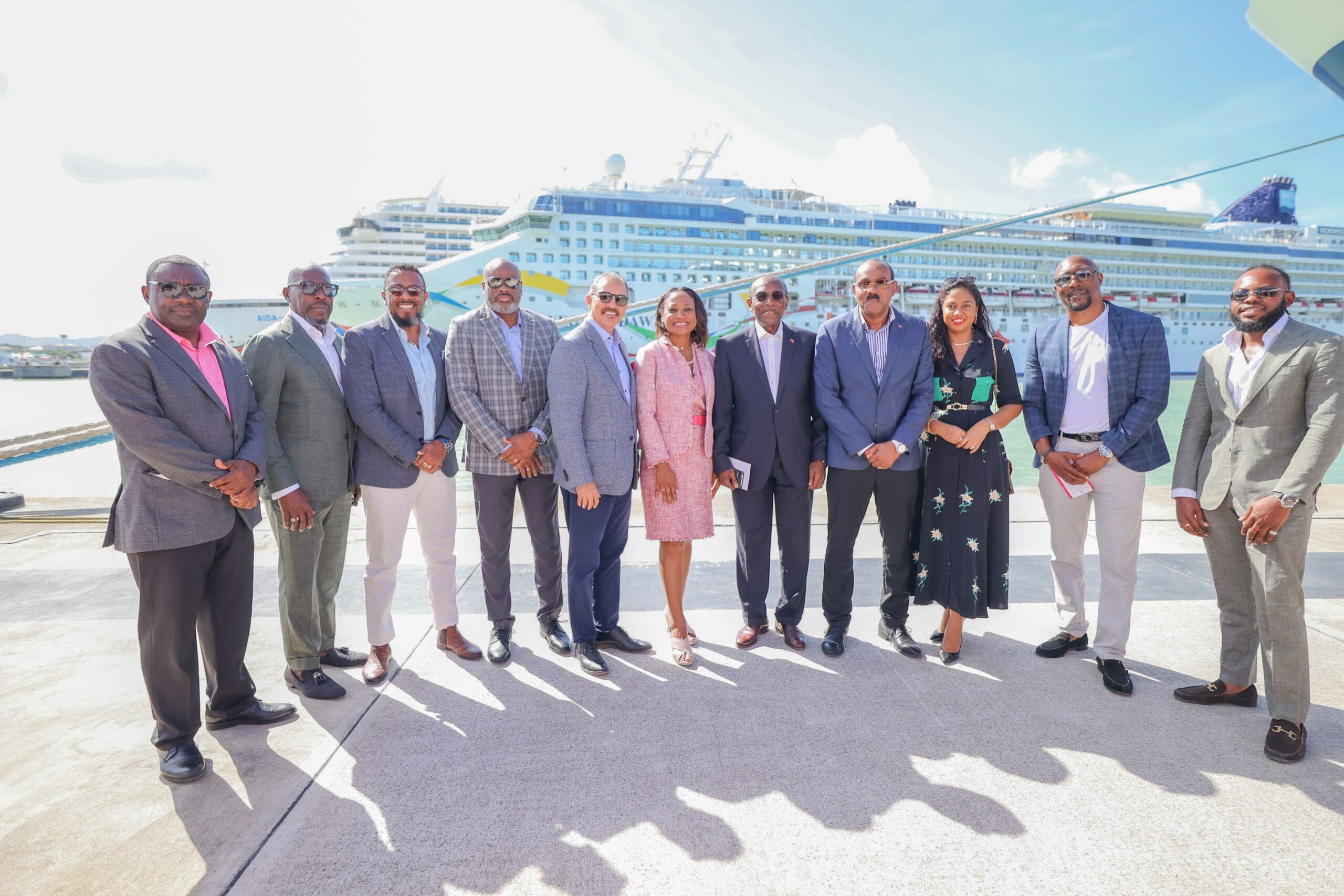 Five ships in one day to celebrate the launch of Antigua & Barbuda's cruise season